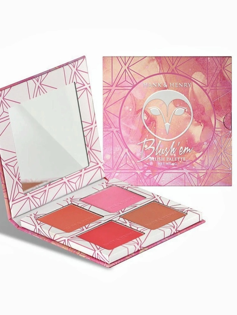 Hank & Henry Blush'em Blush Palette 4-Color Blush Palette